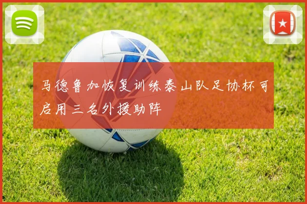 马德鲁加恢复训练泰山队足协杯可启用三名外援助阵